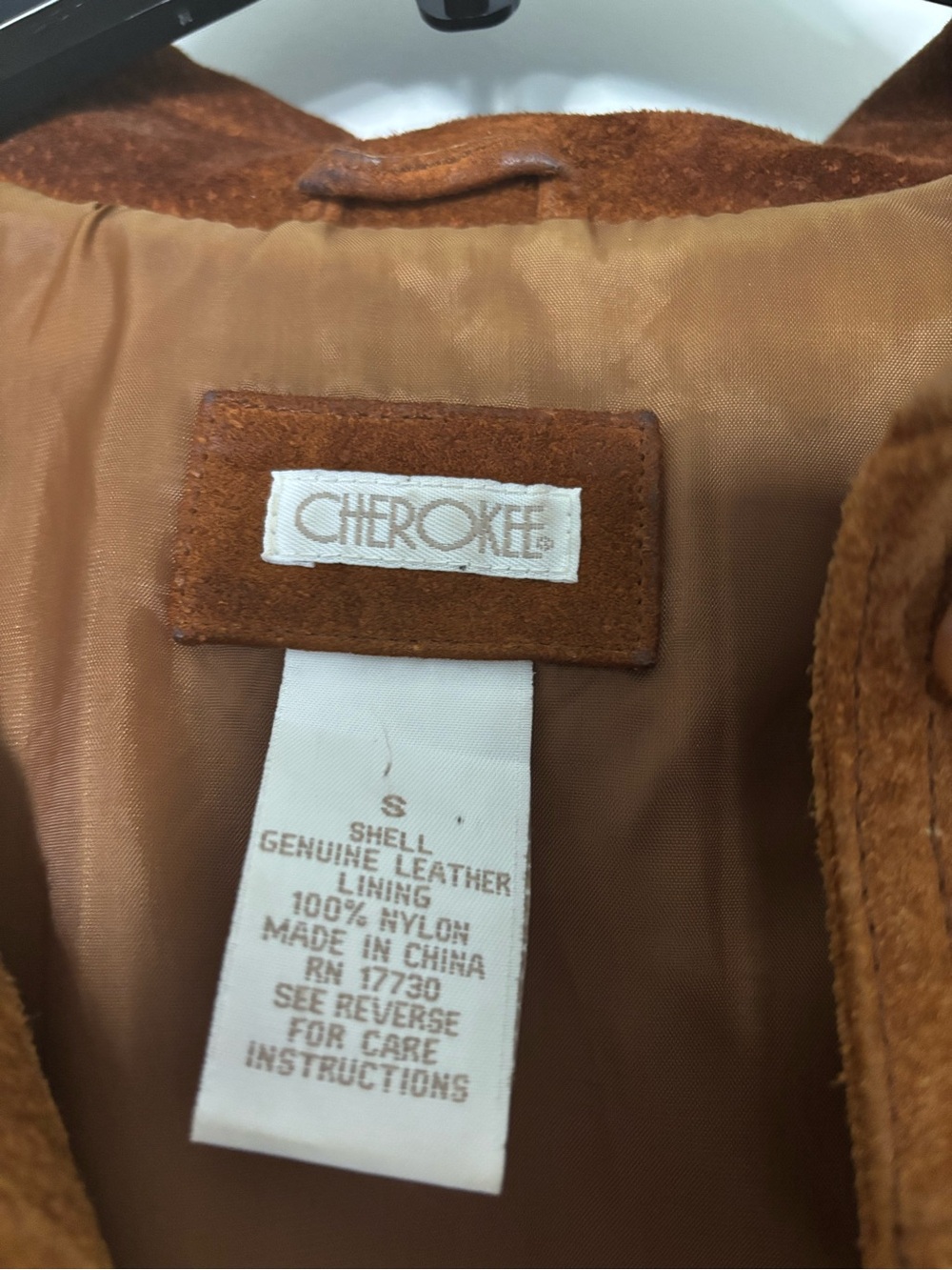 Cherokee Brown Suede Button-Front Jacket - Picture 2 of 5